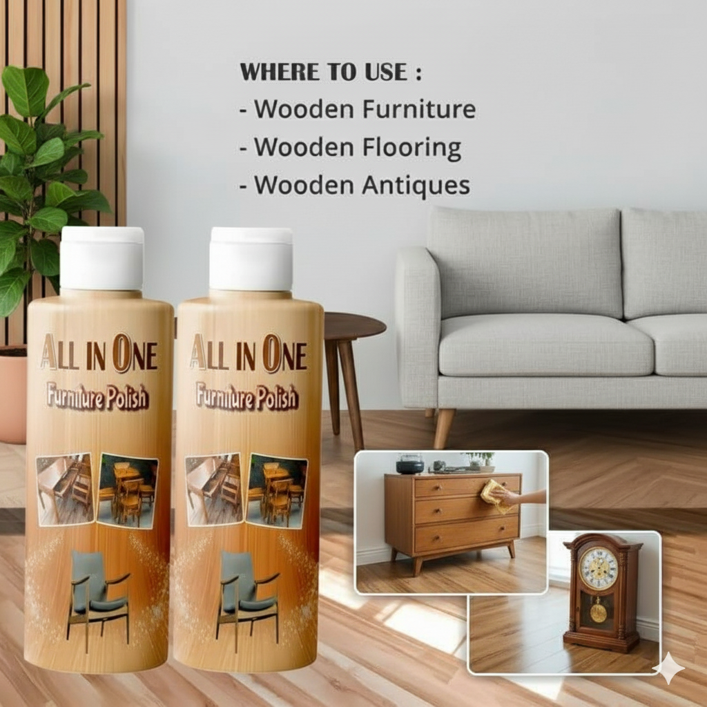 All in one Furniture Polish Pack of 3