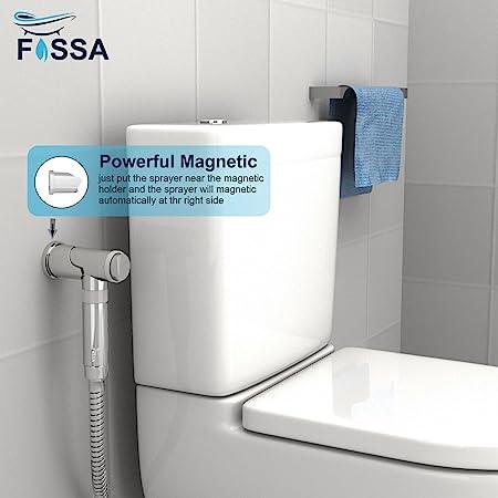 Fossa Magnetio Health Faucet with Magnetio Holder/Bidet Sprayer for Toilet and Bathroom Only Gun-2