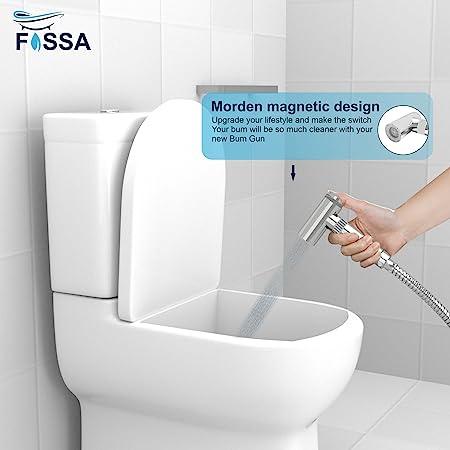 Fossa Magnetio Health Faucet with Magnetio Holder/Bidet Sprayer for Toilet and Bathroom Only Gun-4